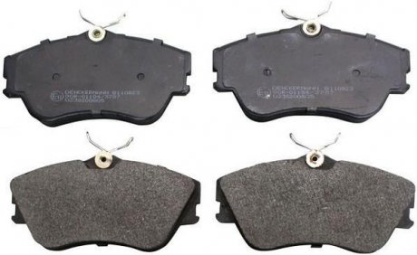 Тормозные колодки дисковые передние VW Transporter 1.9-2.5 / D 90-95 15 " Denckermann B110823 (фото 1)