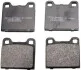 Тормозные колодки дисковые зад. Audi 80 72-86, VW Golf / Jetta / Passat 74-88 Denckermann B110835 (фото 1)