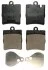 Тормозные колодки зад.CLC-Series (W203) / SLK-Series (W171) / CLK-Series (W209) / C-Series (W203) / E-Series (W210) / C-Series (W202) (93-11) Denckermann B110876 (фото 1)