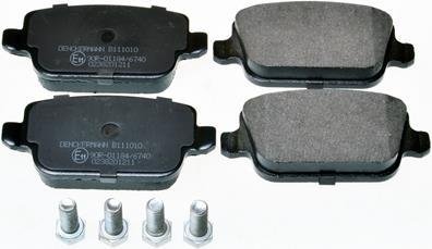 Тормозные колодки дисковые задние Ford Galaxy, Mondeo 07- Denckermann B111010 (фото 1)