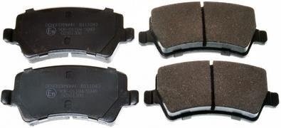 Тормозные колодки дисковые задние Ford Galaxy 1.8 CTDI, 2.0 CTDI 06- Denckermann B111043 (фото 1)