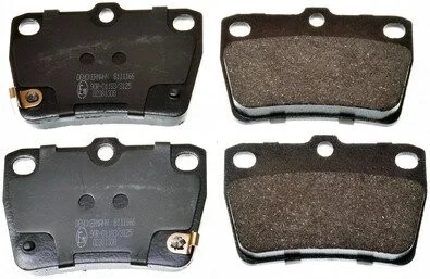 Тормозные колодки дисковые зад. (С датчиком) Toyota RAV-4 00- / Chery Tigo Denckermann B111166 (фото 1)