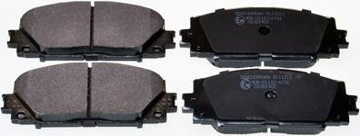 Тормозные колодки дисковые передние Toyota Prius 1.5 / 1.8 09- Denckermann B111213