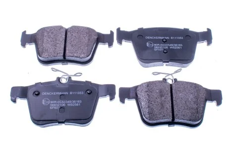 Тормозные колодки задние VW Golf VII 13- Denckermann B111353