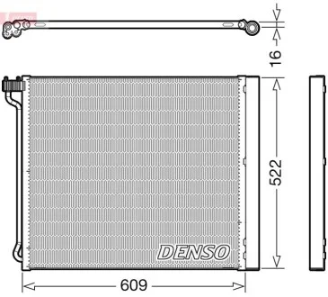 Конденсатор кондицiонера BMW X5 "12-18 DENSO DCN05034