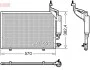 Конденсатор кондицiонера FORD Fiesta VI 1.0 2008 - DENSO DCN10050 (фото 1)