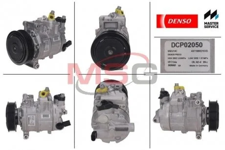 Компрессор кондиционера Passat Golf Caddy Tiguan CC Jetta Polo, Octavia Superb A3 TT 2005-16 DENSO DCP02050