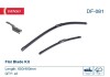 Щітки склоочисника Flat Blade Kit (650/400) LEXUS/TOYOTA/SUBARU NX/C-HR/Impreza/XV \'\'16>> DF081