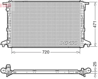 Радіатор AUDI A4 2015 - DENSO DRM02043