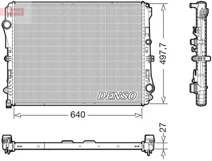 Радіатор MERCEDES GLC/E/S \'\'16>> DENSO DRM17116