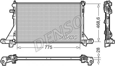 Радиатор Master / Movano / NV400 10 - DENSO DRM23093 (фото 1)