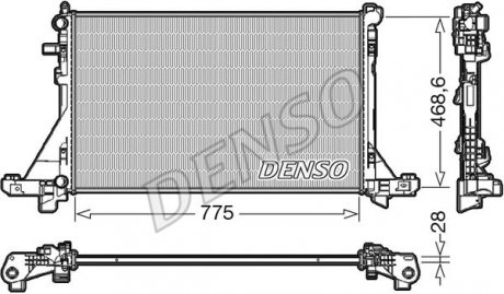 Радиатор Master / Movano / NV400 10 - DENSO DRM23112