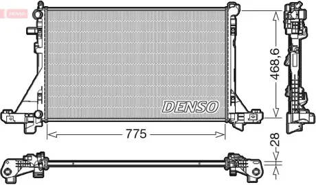 Радіатор Master / Movano / NV400 "10>> DENSO DRM23112