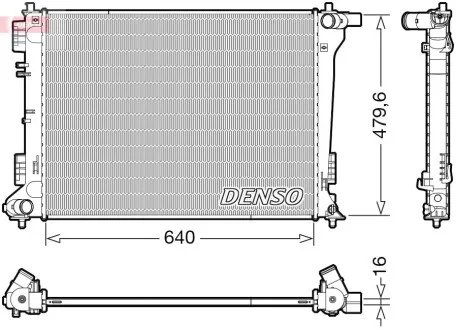 Радиатор HYUNDAI/KIA Tucson/Sportage \'\'15>> DENSO DRM41019