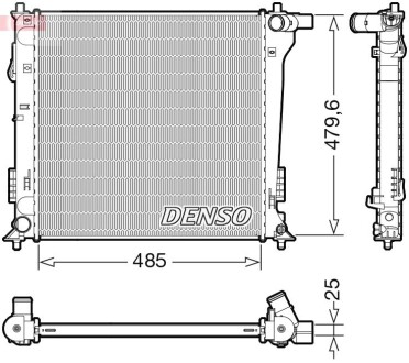 Радиатор HYUNDAI Tucson \'\'15>> DENSO DRM41020