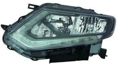 Nissan Rogue / X Trail 14- Фара перед правая сторона H9/H11/LED, авт., черная рамка [] DEPO 115-1136R-LEMN2
