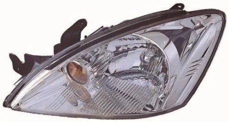 Фара левая H4 с указателем повор., мех.рег. [] DEPO 214-1172L-LD-E