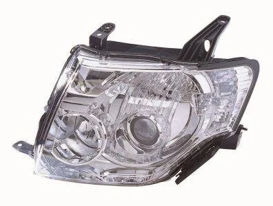 Фара левая H9 с указ.поворота, авт.рег. [] DEPO 214-1186L-LD-EM