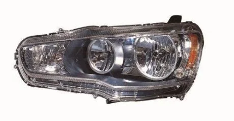 Фара правая сторона HB4/HB3 черная рамка. эл. [] DEPO 214-1190R-LDEM2