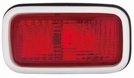 Фара протитуманна задня права, без патрона, з рамкою DEPO 214-4001R3LD-UE