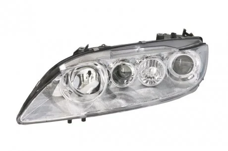 Фара левая сторона H1/H1 с поворотн., авт.регул. [] DEPO 216-1147L-LD-EM