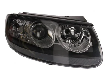 Фара правая сторона H7/H7 с повротн., черная рамка [] DEPO 221-1144R-LDEM2