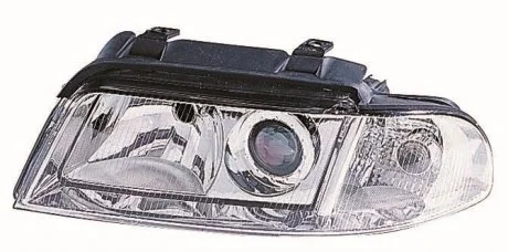 Фара левая сторона H7/H7, автом. регул. 3/99- [] DEPO 441-1137L-ND-EM