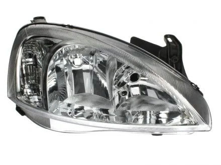 Фара права H7/H7 з прозорим. corner lamp, ел. реєстр., -6/02 (Valeo тип) [] DEPO 442-1125R-LDEMN