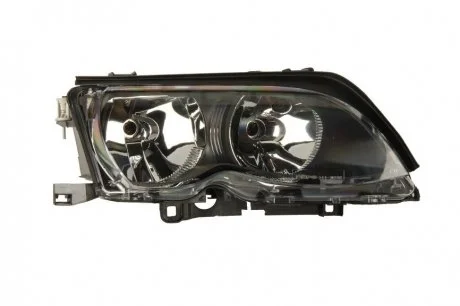 Фара правая сторона H7/H7 SED/TOURING черная рамка 10/01- [] DEPO 444-1128R-LDEM2