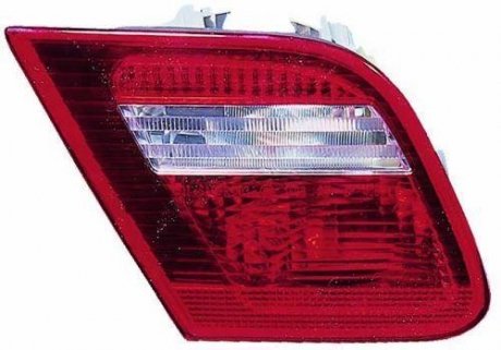 Фонарь левая сторона Внутр. без патрона COUPE/CABRIO (бело/красн) 3/03- DEPO 444-1305L-UQ