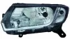 DACIA LOGAN II 12- Фара перед левая сторона H4, черн.отраж., механ. 551-1198L-LD-E2