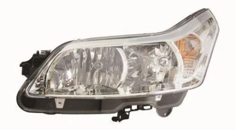Фара прав. H7/H1 с поворотн,авт. рег. [] DEPO 552-1121R-LD-EM