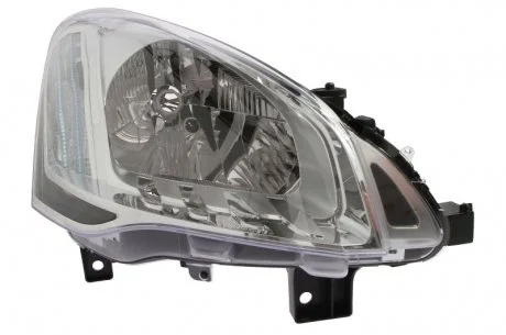 CT BERLINGO 12- Фара передняя, правая, електр. + мотор H4/PY21W/W5W DEPO 552-1141RMLD-EM