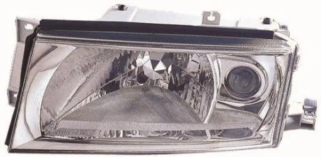 Фара левая сторона H4/H3 авт.регул. с моторч. 9/00- [] DEPO 665-1106L-LDBMF