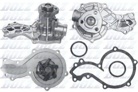 Водяний насос помпа AUDI 100 80 90 A6 / FORD GALAXY / SEAT ALHAMBRA CORDOBA IBIZA / VW CADDY GOLF DOLZ A151
