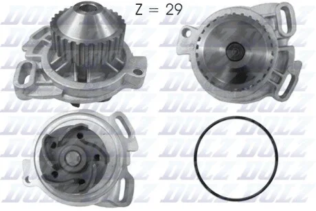Водяний насос помпа AUDI 100 200 90 COUPE QUATTRO DOLZ A158