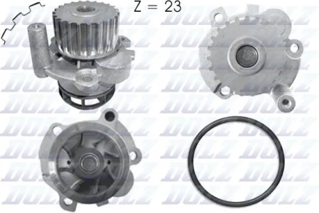 Водяной насос помпа AUDI A3 A4 A6 TT / SEAT Altea XL (5P5) EXEO (3R2) Leon (1P1) Toledo III (5P2) / SKODA O DOLZ A212