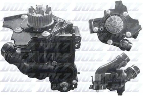 Водяной насос помпа VAG A4 / Amarok / Beatle / Jetta 2.0TSI 10 - DOLZ A244