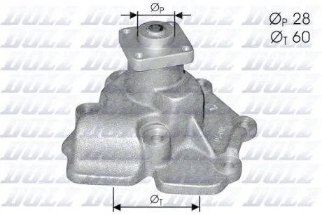 Водяной насос помпа FORD TRANSIT (E_ _, T, V) DOLZ F114