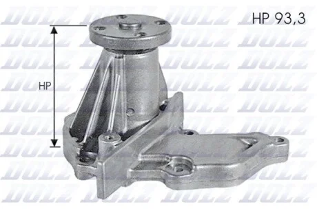Водяний насос помпа FORD Fiesta IV (JA_, JB_) Fiesta (JH_, JD_) Focus (DA_) Focus C-Max Fusion (JU_) MAZDA DOLZ F133