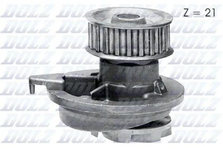 Водяной насос помпа DAEWOO ESPERO (KLEJ) / OPEL ASCONA C (81_, 86_, 87_, 88_) KADETT D (31_-34_, 41_-44_) DOLZ O107