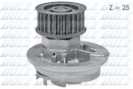 Водяний насос DAEWOO LEGANZA (KLAV) NUBIRA (KLAJ) / LADA 110 / OPEL ASTRA передня сторона ASTRA G CALIBRA A (85_) DOLZ O138