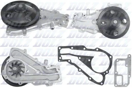 Водяной насос помпа RENAULT 11 (B / C37_) 19 (B / C53_) 19 I Chamade (L53_) 19 II (B / C53_) 9 мая (L42_) CLIO I (DOLZ R129
