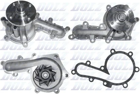 Водяний насос помпа TOYOTA Land Cruiser 100 4,2D 96-03 DOLZ T254