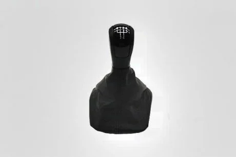 Ручка КПП хром Skoda Octavia A5 2004-2012 з кожухом (чорна) DPA 77111248902