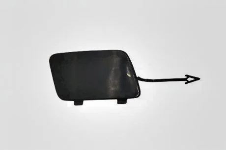 Заглушка бампера Audi A6 C6 2008-2011 буксирувальна передня DPA 88071820902