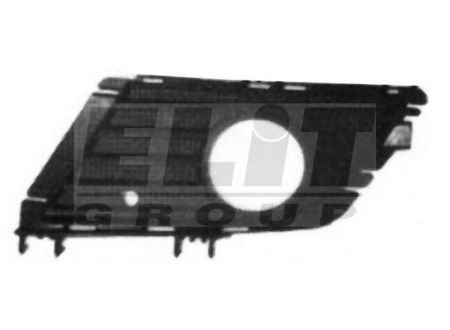 Решетка бампера переднего левая с отв. для противотуанок 11/03- ELIT KH5023 9921
