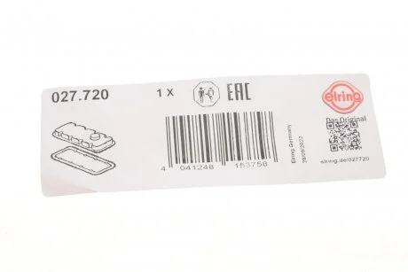Прокладка клапанной крышки FORD Mondeo, Transit 2,4TDCi 06- ELRING 027720