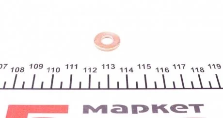 Кільце ущільнювача форсунки Bosch, VDO 7,2 x 16 x 1,5 Ford, PSA ELRING 182350