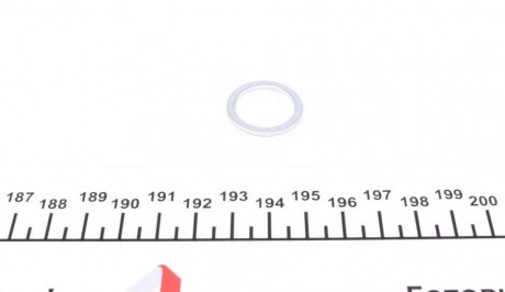 Уплотнительное кольцо пробки поддона VOLVO 18X24X1,5 DIN 7603 / AL A ELRING 247804 (фото 1)